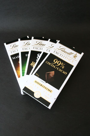 Lindt Excellence Chocolate Bars