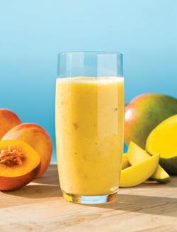 mango peach smoothie