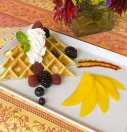 Orange Blossom Waffles