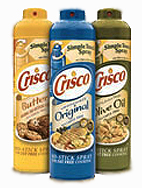 Crisco Sprays