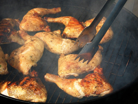 Chicken on Grill