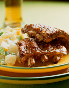 Ribs & Potato Salad