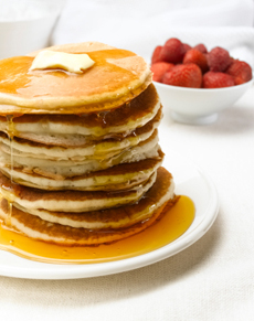 Pancakes With Strawberries