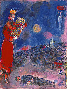 king david by chagall