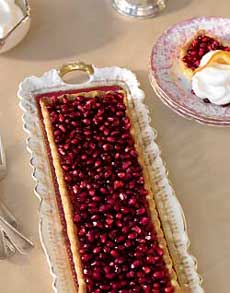 Citrus Pomegranate Tart