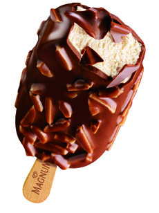 Chocolate Almond Ice Cream Bar