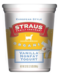 Straus Nonfat Yogurt