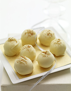 Eggnog Truffles