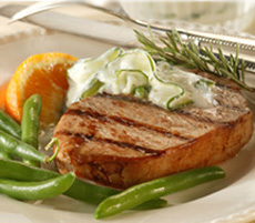 Pork Chop With Raita Recipe