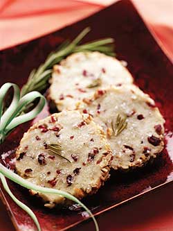 Rosemary Blue Cheese Ice Box Cookies