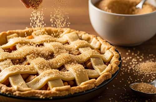 Demerara Sugar On Pie