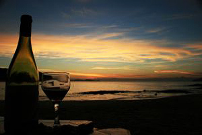 Wine At The Beach