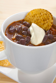 Black Bean Soup With Salsa