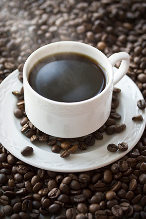 Coffee Cup And Beans