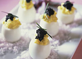 Caviar Deviled Eggs