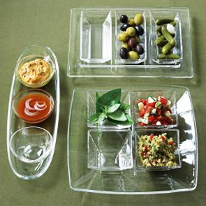 Glass Relish Tray