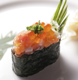 Smoked Salmon Sushi