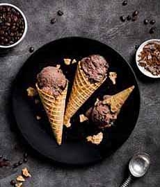 Chocolate Ice Cream Cones