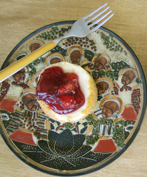 cherry cheesecake