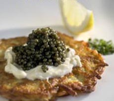 Potato Pancake with Caviar