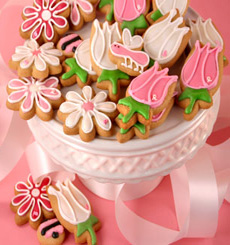 flower cookies