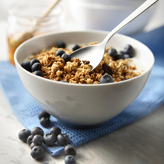 Granola & Blueberries