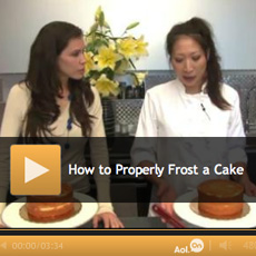 How To Frost A Cake