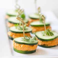 Cucumber Shrimp Salad Bites