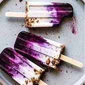 Blueberry Chevre Ice Pops