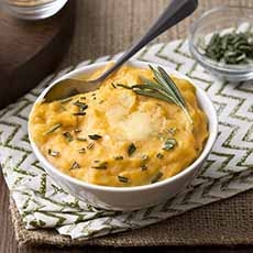Cheddar Pumpkin Mashed Potatoes