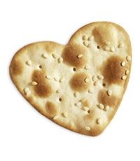 Heart-Shaped Crackers