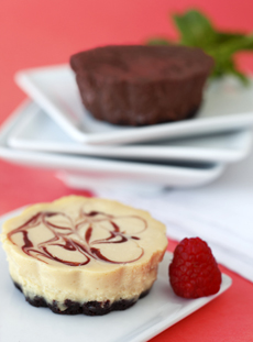 Morsels Deserts Mini Cheesecakes