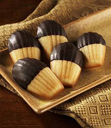 Chocolate Dipped Madeleines