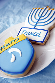 Dreidel Cookies