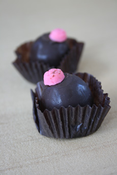 Peanut Ginger Truffles