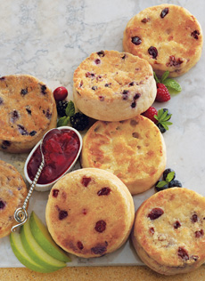Blueberry English Muffins
