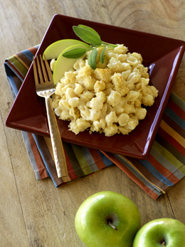 Apple Cheddar Mac & Cheese