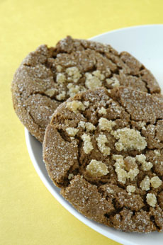 Ginger Cookies - Liz Lovely