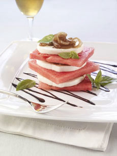 Watermelon Caprese Salad