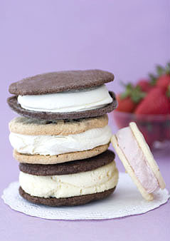 Ruby Jewel Ice Cream Sandwiches