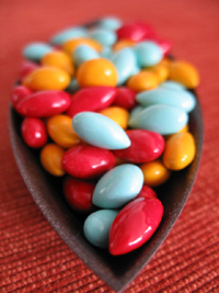 chocolate-covered sunflower seeds