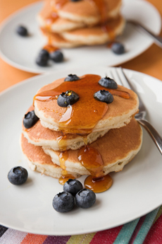 Pancakes With Blueberries