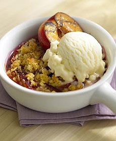 Sour Plum Crumble