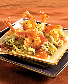 Herbed Steamed Shrimp