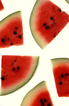 Sliced Watermelon