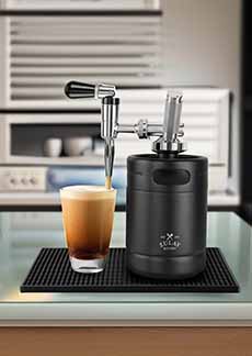 Nitro Keg & Glass Of Coffee