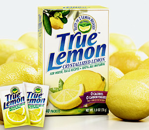 What are some retailers that sell True Lemon products?