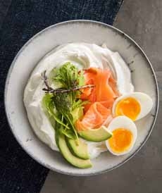 Skyr With Smoked Salmon & Hard-Boiled Eggs