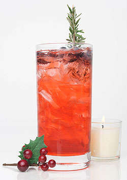 Berry Sparkle Cocktail