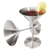 Steel Martini Glass